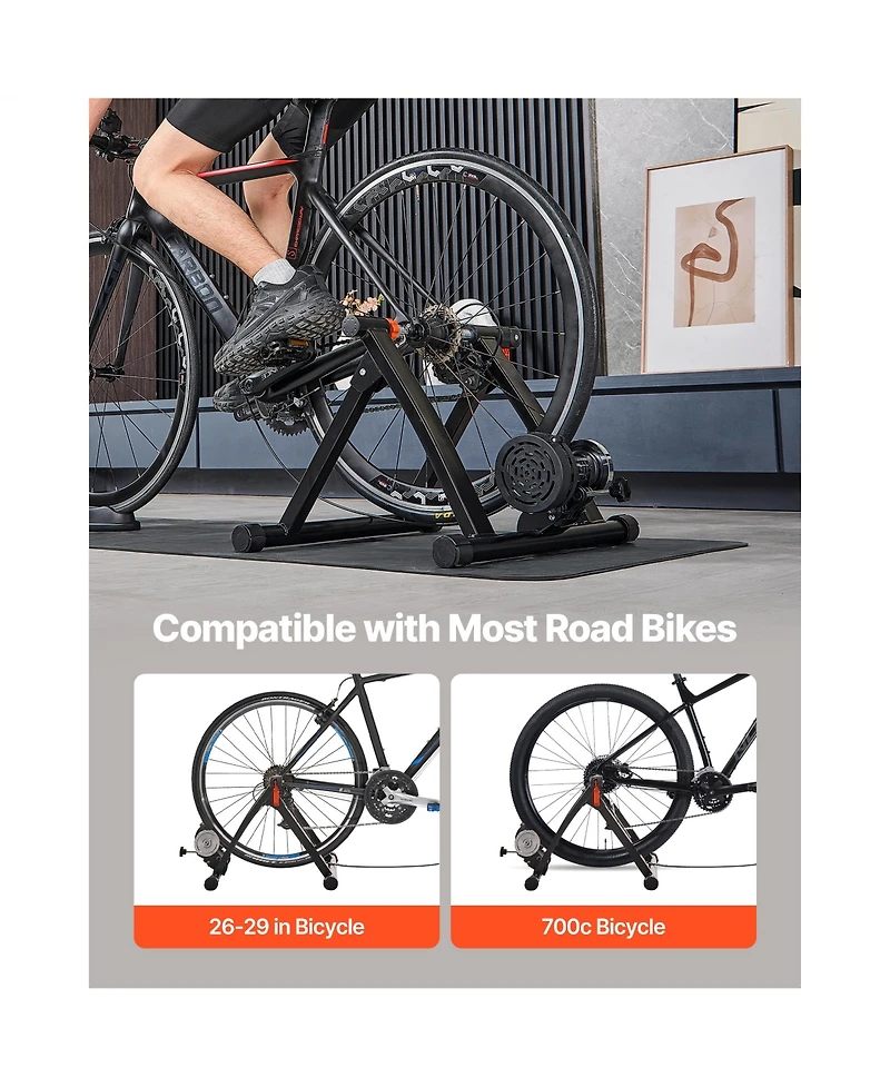 Hongge Six Level Magnetic Bike Trainer Stand for Indoor Cycling