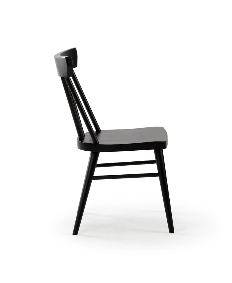 Plank+Beam Solid Wood Windsor Dining Chair Set of 4
