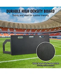 Hongge 40 x 16 in Hdpe Soccer Rebounder Board with Dual Rebound Angles
