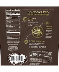 Sunwarrior Cacao Powder, Unsweetened Raw Cocoa for Baking and Smoothies, Non Gmo, 455 Gram
