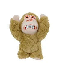 Mighty Jr Angry Animals Monkey 2 Pack, Durable Plush Squeaky Dog Toy