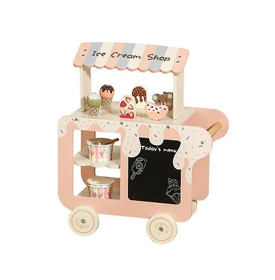 Bruce & Shark Wooden Ice Cream Truck Toy Set, Ages 3+