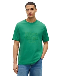 Tommy Hilfiger Men's Front Text Seasonal Graphic T-Shirt