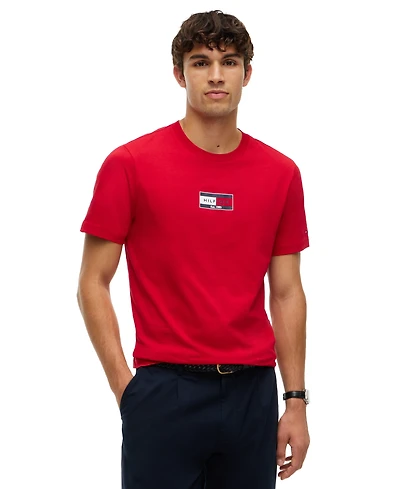 Tommy Hilfiger Men's Brand Love Small Flag T-Shirt