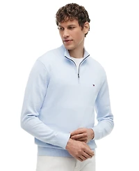 Tommy Hilfiger Men's Essential Quarter-Zip Pullover Knit Sweater