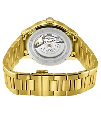 Gevril Men's Swiss Made Stuyvesant Swiss Automatic Ip Stainless Steel Bracelet Watch