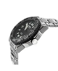 Gevril Men's Swiss Made Seacloud Swiss Automatic Silver Stainless Steel Bracelet Watch