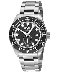 Gevril Men's Swiss Made Yorkville Swiss Automatic Silver Stainless Steel Bracelet Watch