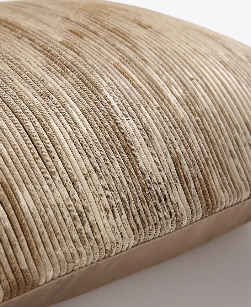 Hotel Collection Pleated Jacquard Decorative Pillow, 14" x 22", Macy's Exclusive