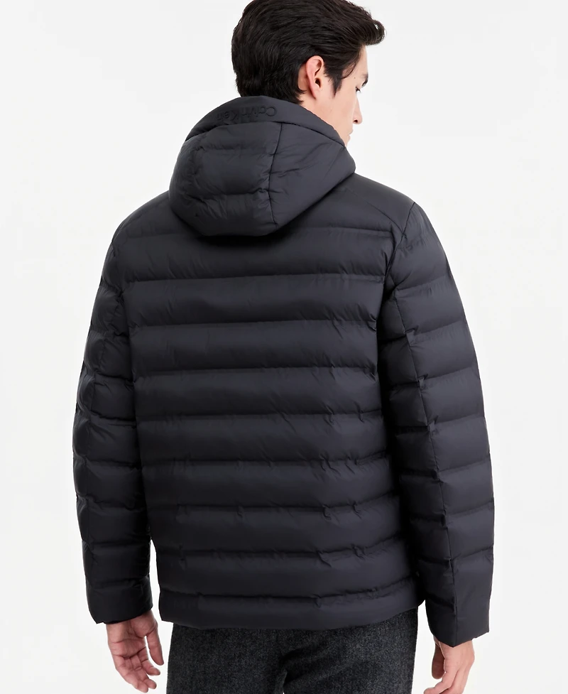 Calvin Klein Men's Packable Lightweight Hooded Jacket