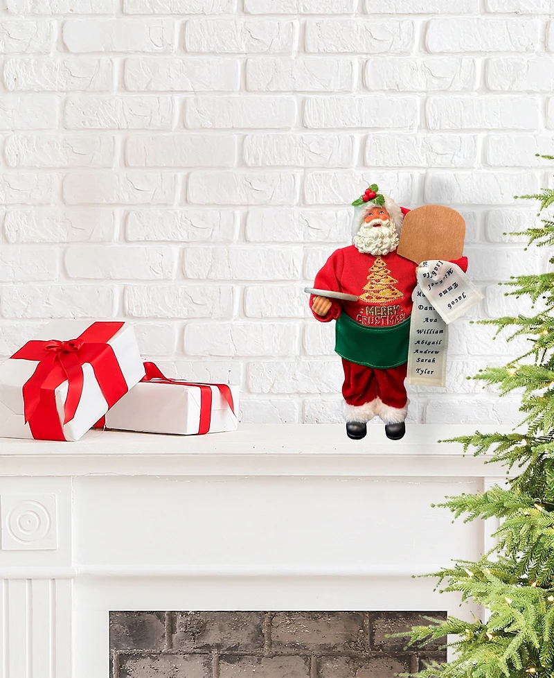 Santa's Workshop 12" Pizza Guy Santa