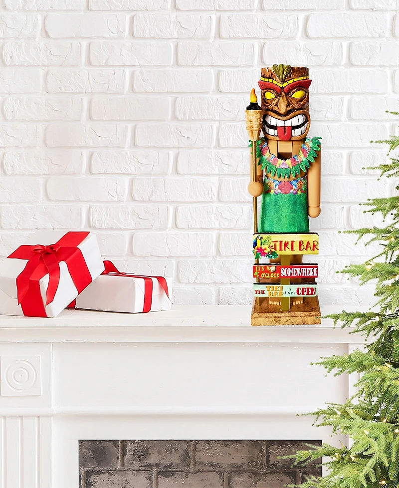 Santa's Workshop 14" Tiki Man Nutcracker