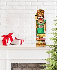 Santa's Workshop 14" Tiki Man Nutcracker