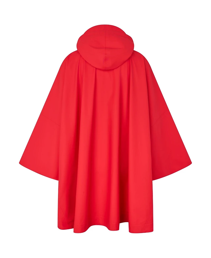 Masai Copenhagen Women's Zip-Front Hooded Water-Resistant Poncho