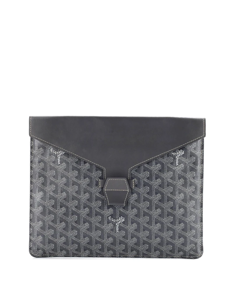 Pre-Owned Goyard Mm Camondo Horizontal Clutch Ii Coated Canvas