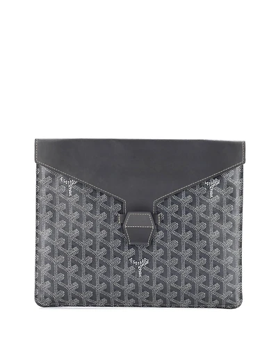 Pre-Owned Goyard Mm Camondo Horizontal Clutch Ii Coated Canvas
