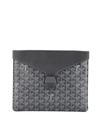 Pre-Owned Goyard Mm Camondo Horizontal Clutch Ii Coated Canvas