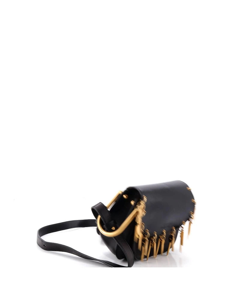 Pre-Owned Chloe Mini Charm Hudson Bag Leather