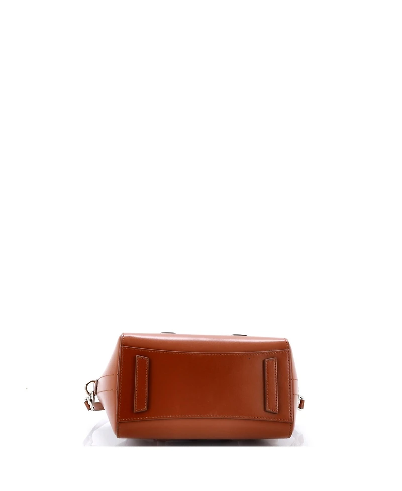 Pre-Owned Givenchy Mini Antigona Lock Bag Leather