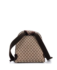 Pre-Owned Gucci Zip Around Travel Backpack Gg Canvas