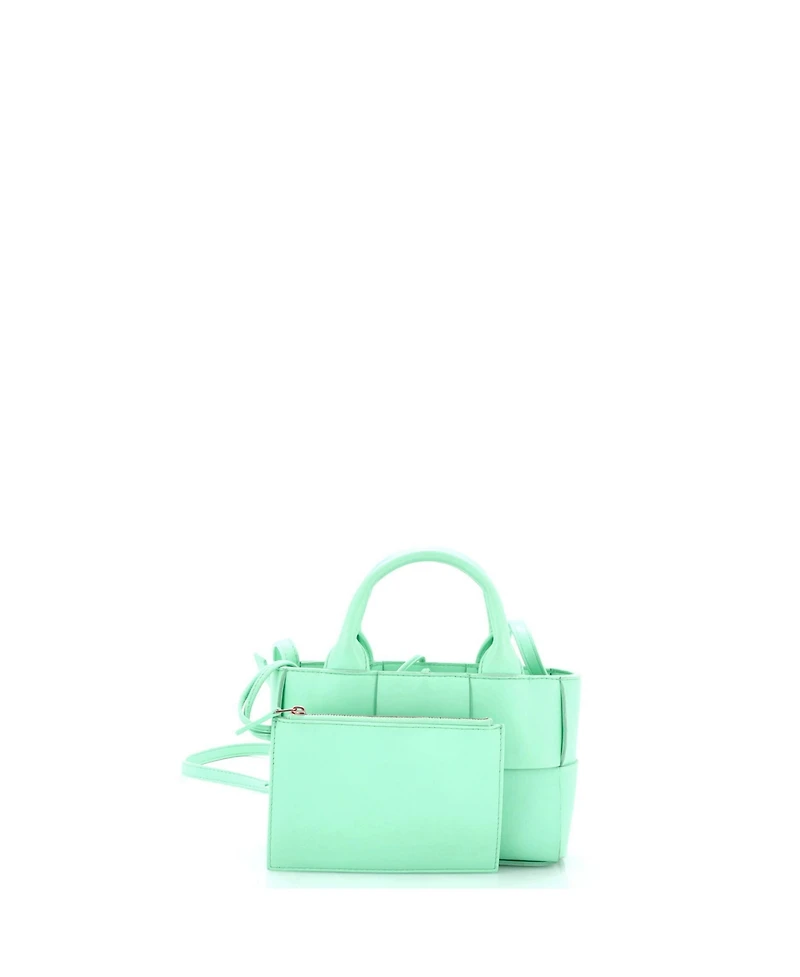 Pre-Owned Bottega Veneta Candy Arco Tote Maxi Intrecciato Leather