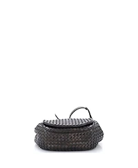 Pre-Owned Bottega Veneta Small Flap Messenger Bag Intrecciato Nappa