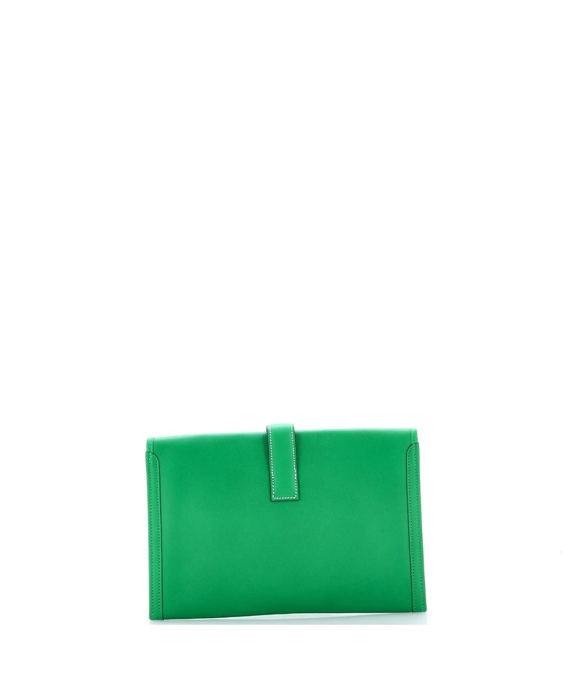 Pre-Owned Hermes Pm Jige Clutch Epsom