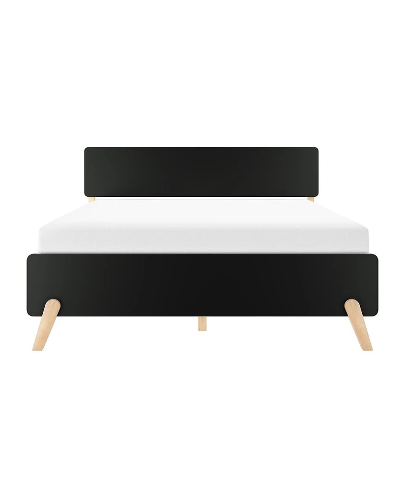 Max & Lily Mid-Century Modern Panel Bed