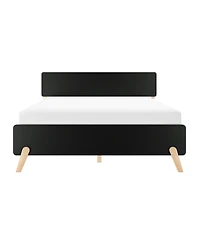 Max & Lily Mid-Century Modern Panel Bed