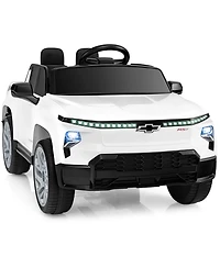 Sugift 12V Ride-On Truck with Remote Control, Led Lights & Rear Storage, Ages 3-8