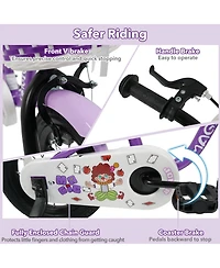 Sugift 16 in Kids Bike with Training Wheels for Ages 4-7 Years Old