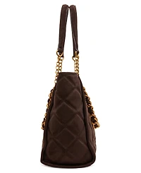 Steve Madden Kattt Quilted Large Tote Handbag