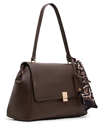 Anne Klein Flap with Scarf Medium Shoulder Handbag