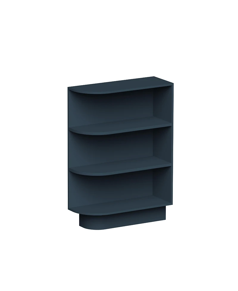 Boyel Living 24 Inch Wide Base End Shelf Cabinet, Ready to Assemble Kitchen Cabinet with Solid Wood Frame, Soft-Close Slides and Hinges