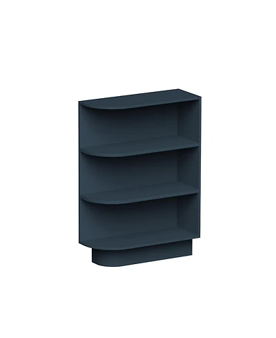 Boyel Living 24 Inch Wide Base End Shelf Cabinet, Ready to Assemble Kitchen Cabinet with Solid Wood Frame, Soft-Close Slides and Hinges
