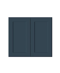 Boyel Living W33" Dove Grey Wall Cabinet with Full Overlay Hdf Door for Custom Kitchen or Bathroom