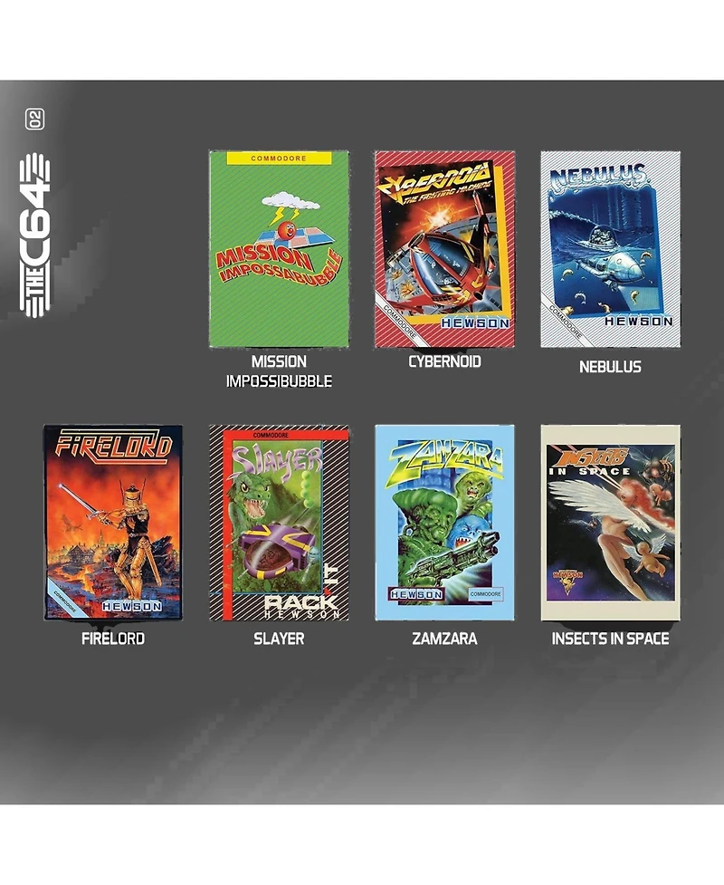 Blaze Entertainment C64 Cartridge 2 Retro Arcade Evercade