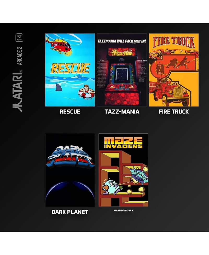 Blaze Entertainment Atari Arcade 10-Game Cartridge 2 Evercade