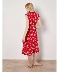 Apricot Women's Rock Cress Floral Ditsy Midi Dress
