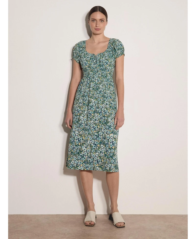 Apricot Women's Milkmaid Midi Dress