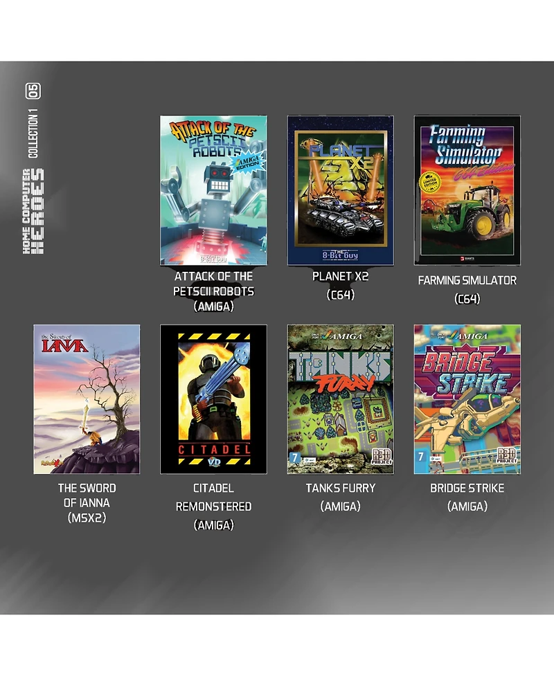 Blaze Entertainment Home Computer Heroes 7-Game Arcade Collection 1 Evercade
