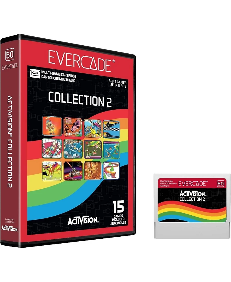 Blaze Entertainment Evercade Activision Collection 2: 15 Legendary 8-Bit Games, Collectible Physical Edition for Evercade and Super Pocket
