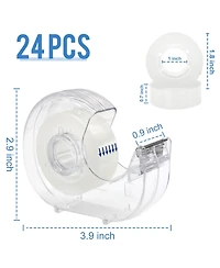 Danrong Pack Clear Tape With Refillable Dispensers Bulk For Office Home Craft Gift Wrapping