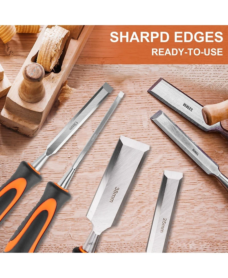 Xdovet Wood Chisel Set Honing Guide Sharpening Stone Pencils Kit