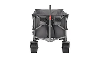 Mountaintop Portable 400L Collapsible Wagon,450LB Big Wheels, Large Capacity Foldable Cart for Camping, Sports, Garden, Baseball