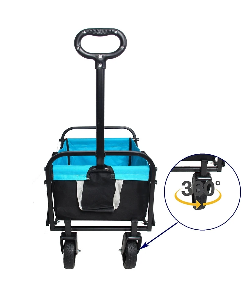 Mountaintop Folding Wagon Garden Shopping Beach Cart