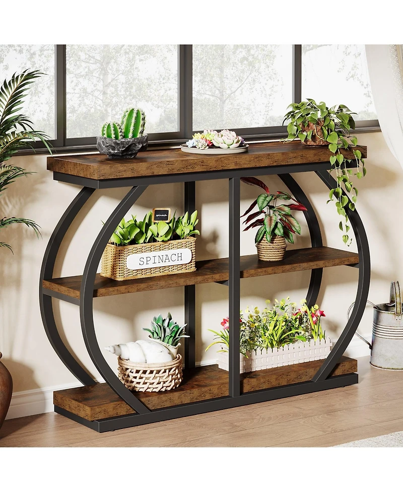 Slickblue Modern 3-Tier Console Table for Hallway or Sofa