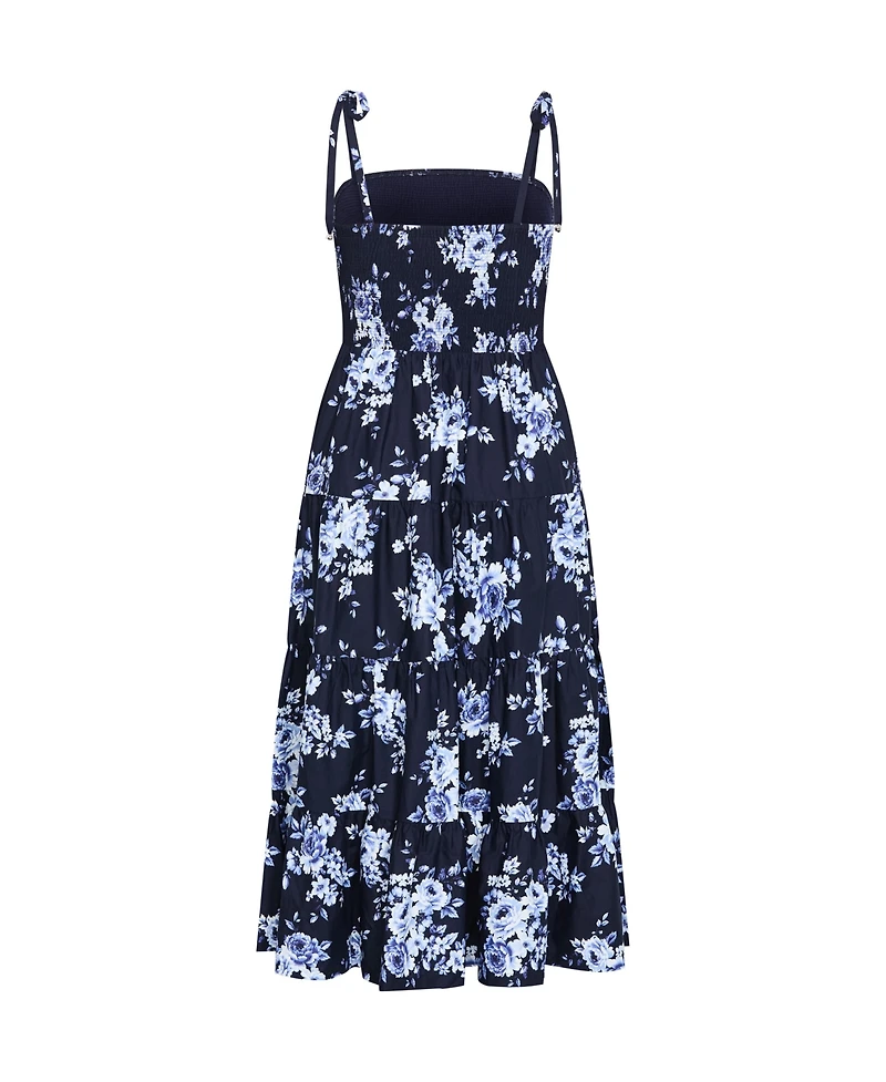 City Chic Women's Plus Marli Floral Tier Maxi Dress