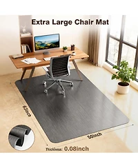 Danrong Heavy Duty Pvc Office Chair Mat Non-Slip Hard Floor Protector Rug