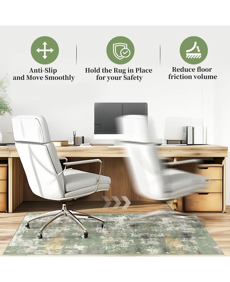 Danrong Heavy Duty Office Chair Mat for Hardwood Floors and Tile Protector